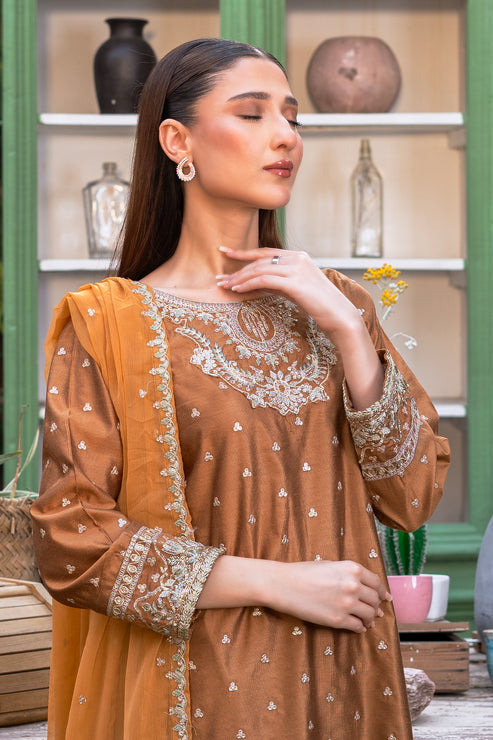 Kross Kulture | Luxury Baharaneh | Baharaneh (Rust) KLX-00681