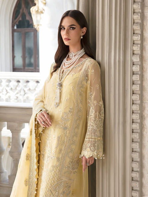 Gulaal | Embroidered Chiffon | SAHAR 04 - Official Gulaal - Agha Fabrics UK