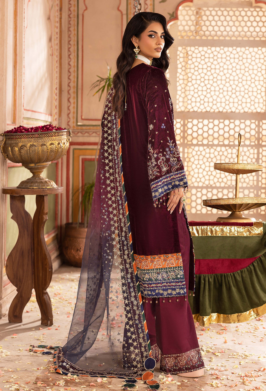 Adans Libas | Velvet 25 | 7520 V - Official Adans Libas - Agha Fabrics UK