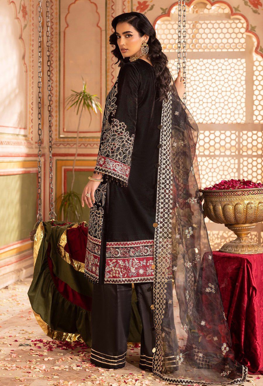 Adans Libas | Velvet 25 | 7521 V - Official Adans Libas - Agha Fabrics UK