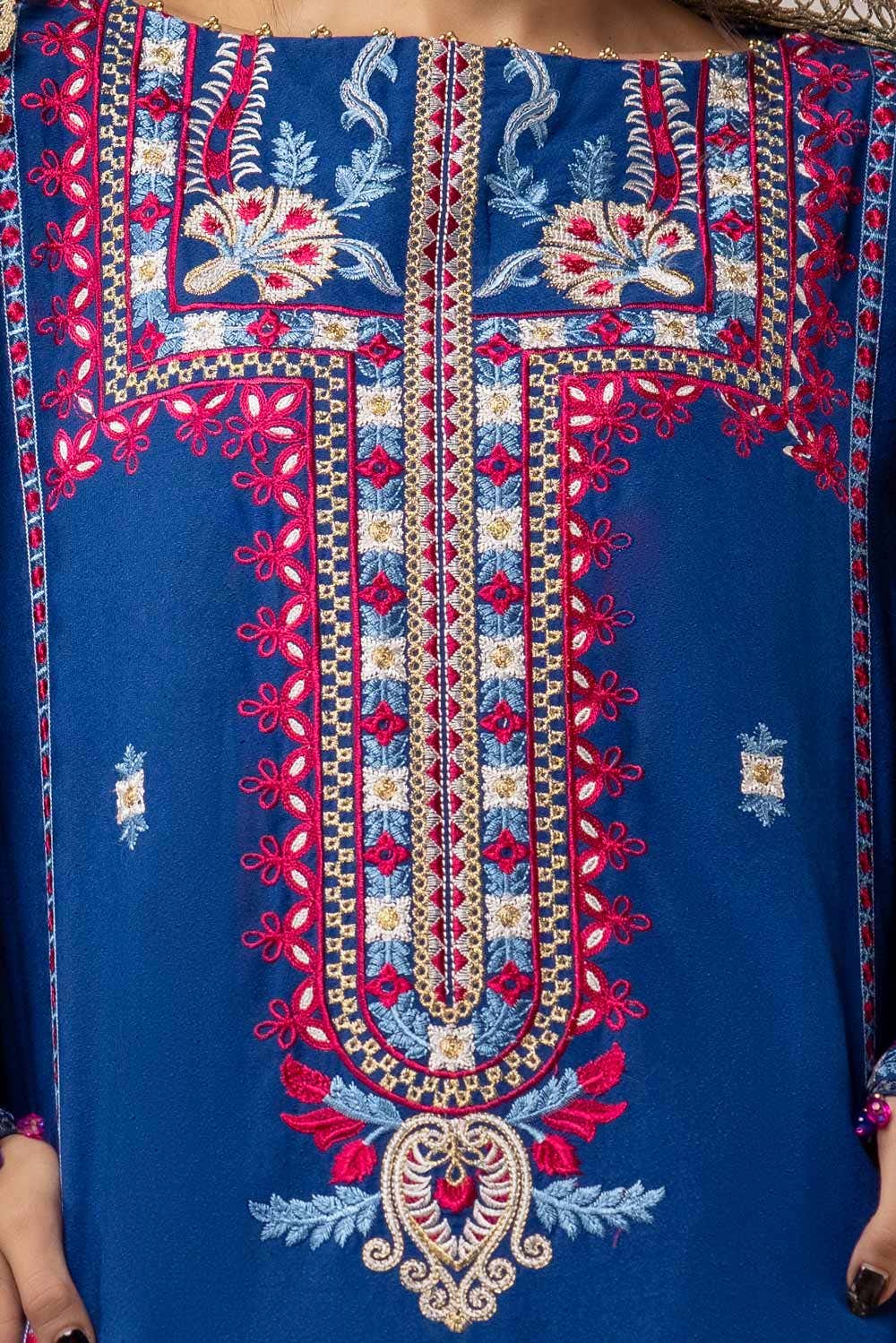 Gul Ahmed | Winter Collection 24 | Karandi Dupatta AY-42010 - Official Gul Ahmed - Agha Fabrics UK