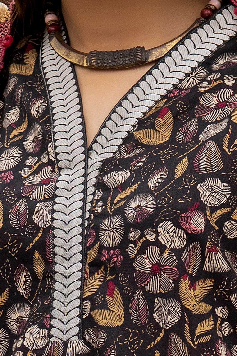 Gul Ahmed | Winter Collection 24 | Twill Cotton Linen Dupatta CV-42012 - Official Gul Ahmed - Agha Fabrics UK