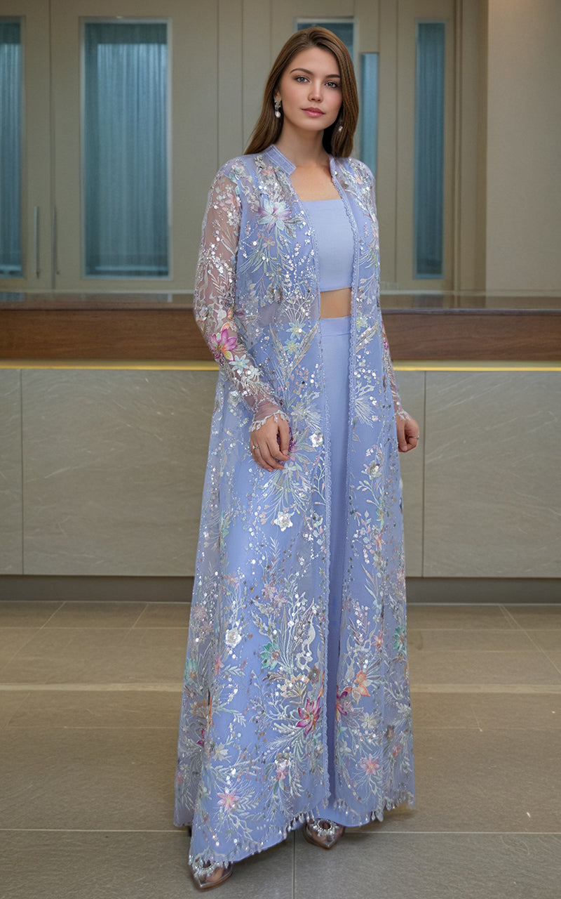 Threads and Motifs | Formal Dresses 25 | Net Embroidered Jacket