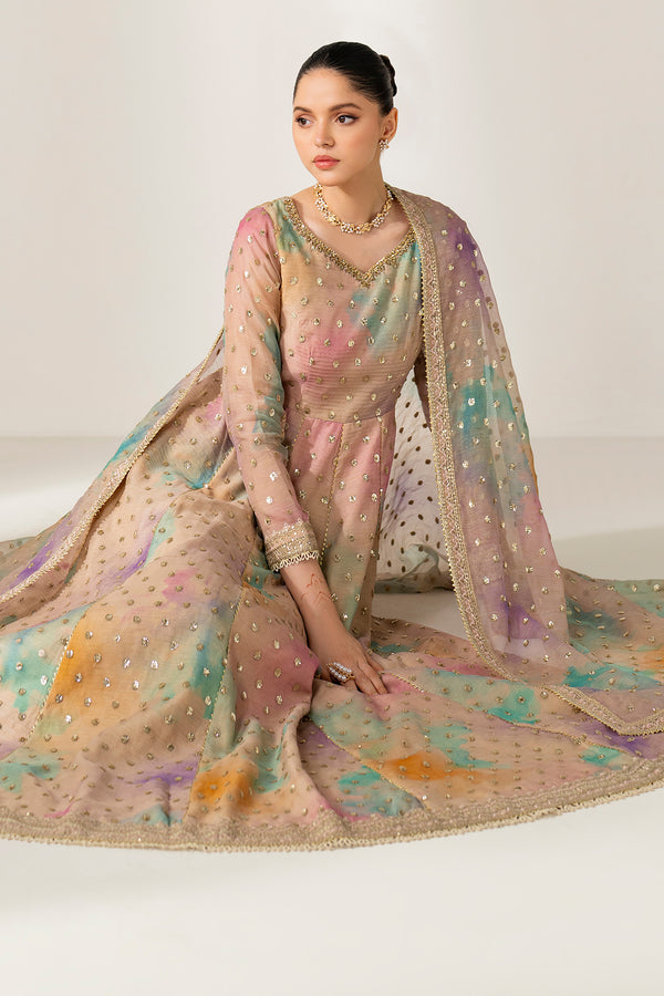 Baroque | Luxury Pret 25 | EMBROIDERED COTTON PATTI PR-1138 - Official Baroque - Agha Fabrics UK