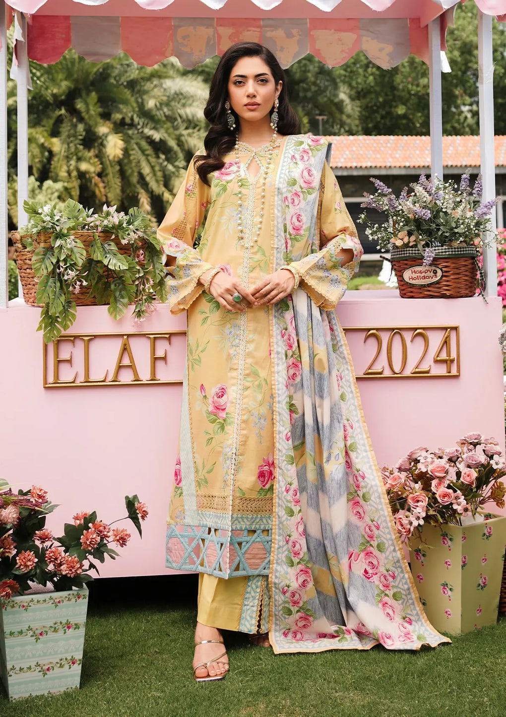 Elaf Premium | Printed Collection 24 | EEP-03A - Citrus Squad - Official Elaf Premium - Agha Fabrics UK
