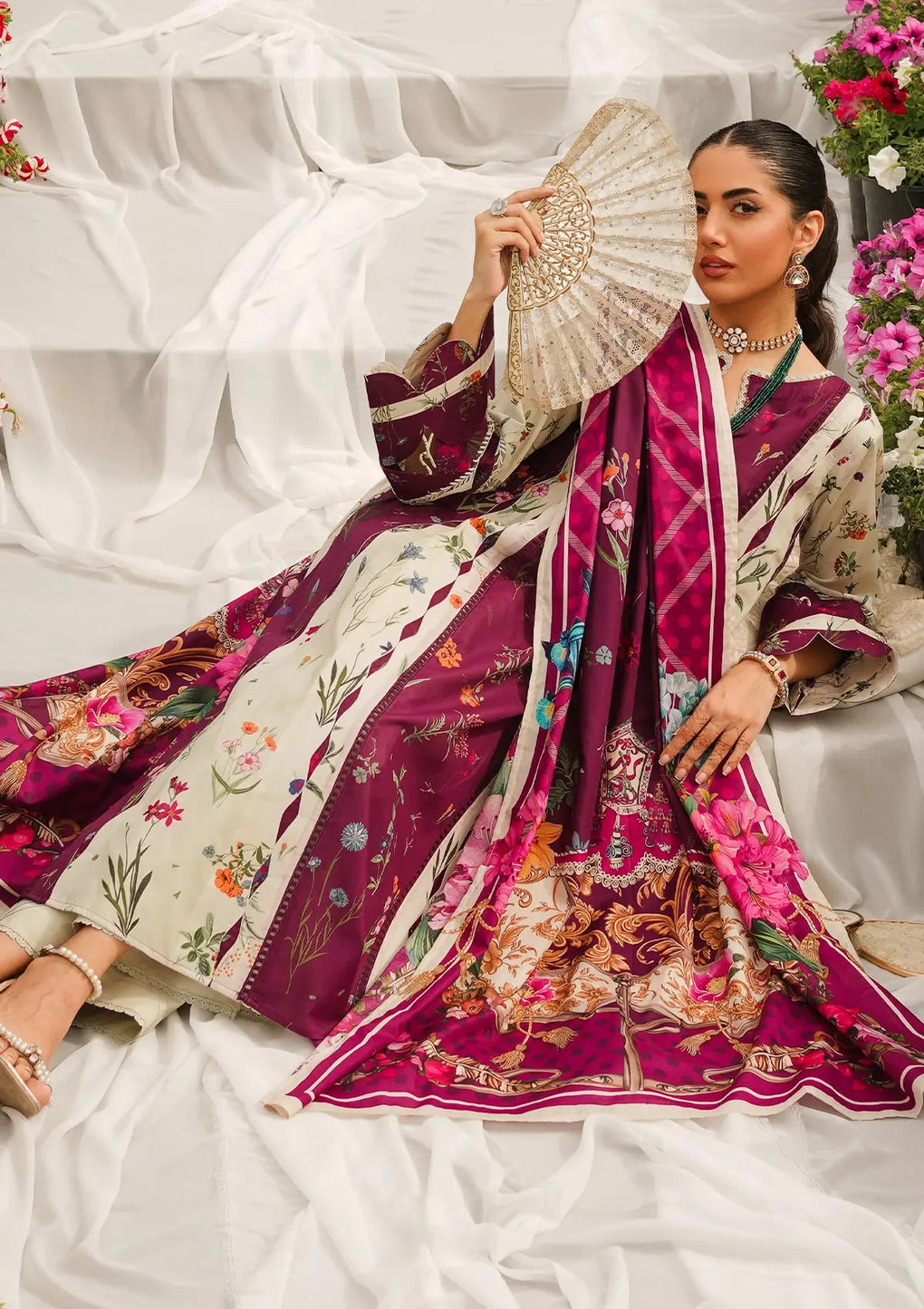 Elaf Premium | Printed Collection 24 | EEP-08A-Twilight Ties