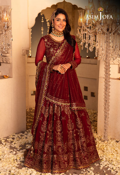 Asim Jofa | Shehnai Festive Collection | AJSH-16 - Official Asim Jofa - Agha Fabrics UK