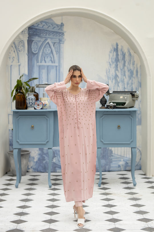 Purple haze Pret Studio | Noubahar Luxury Formals | Pale Pink