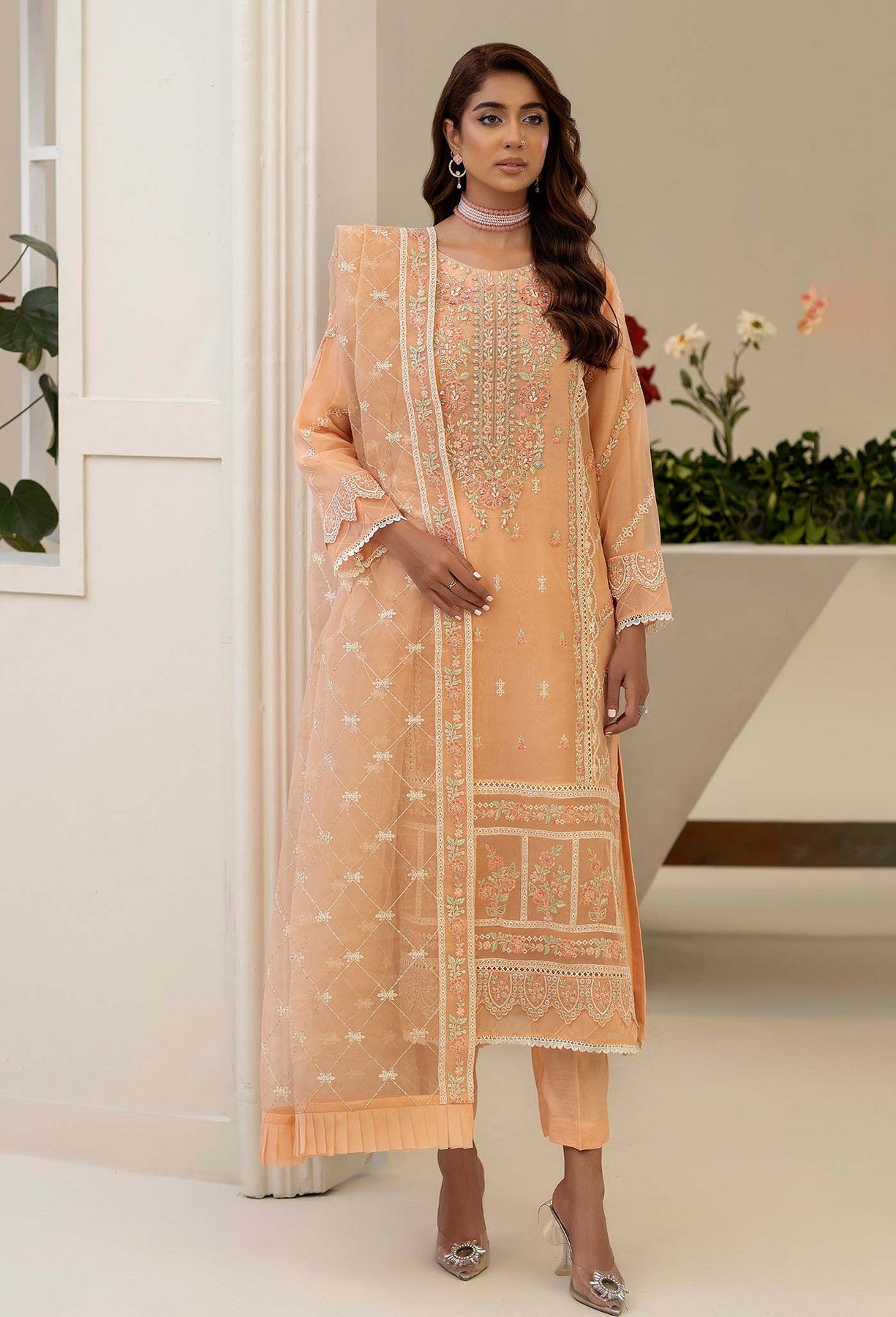 Adans Libas | Tissue De Luxe | DELUXE 444415 - Official Adans Libas - Agha Fabrics UK