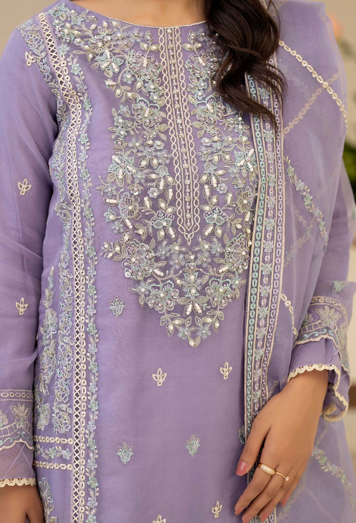 Adans Libas | Tissue De Luxe | DELUXE 444416 - Official Adans Libas - Agha Fabrics UK