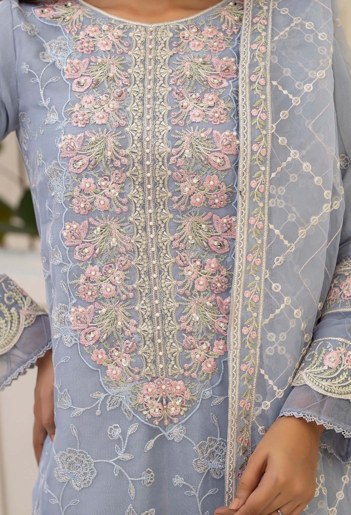 Adans Libas | Tissue De Luxe | DELUXE 444417 - Official Adans Libas - Agha Fabrics UK