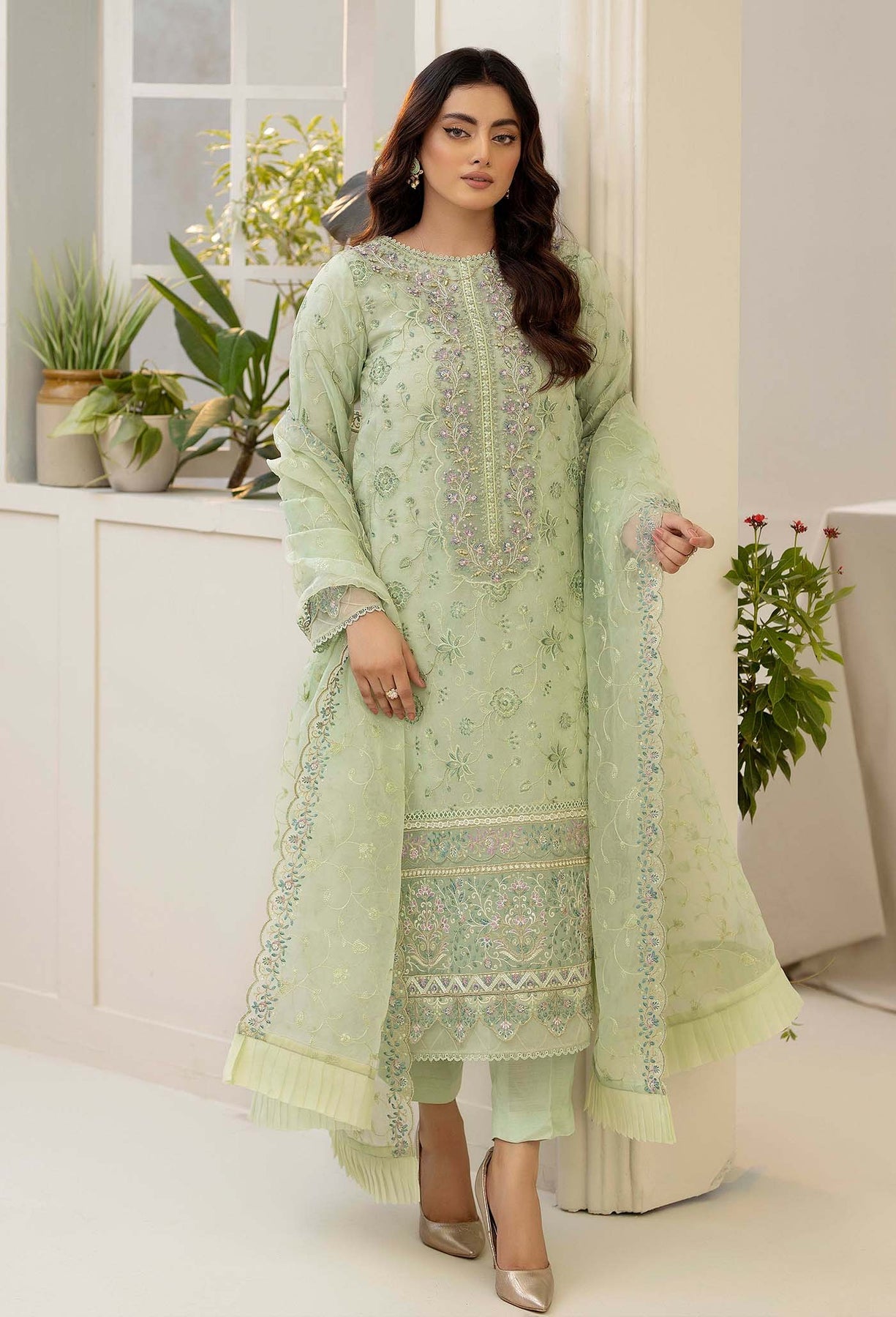 Adans Libas | Tissue De Luxe | DELUXE 444418 - Official Adans Libas - Agha Fabrics UK