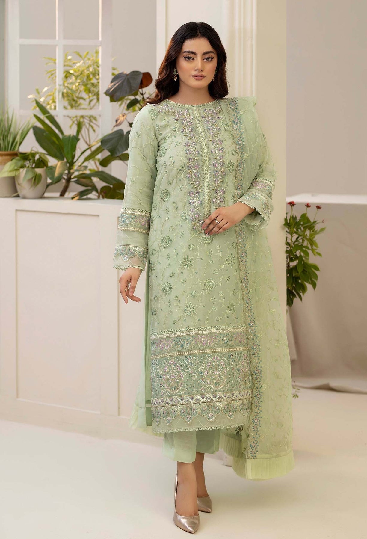 Adans Libas | Tissue De Luxe | DELUXE 444418 - Official Adans Libas - Agha Fabrics UK