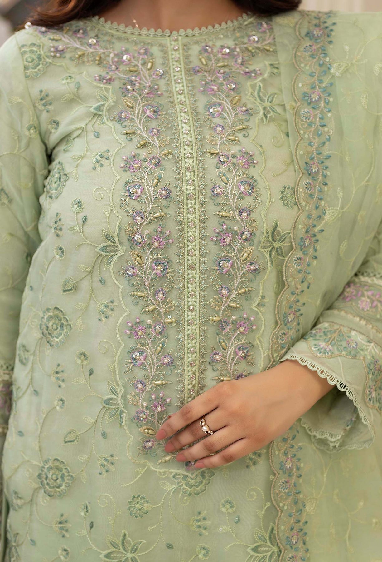 Adans Libas | Tissue De Luxe | DELUXE 444418 - Official Adans Libas - Agha Fabrics UK