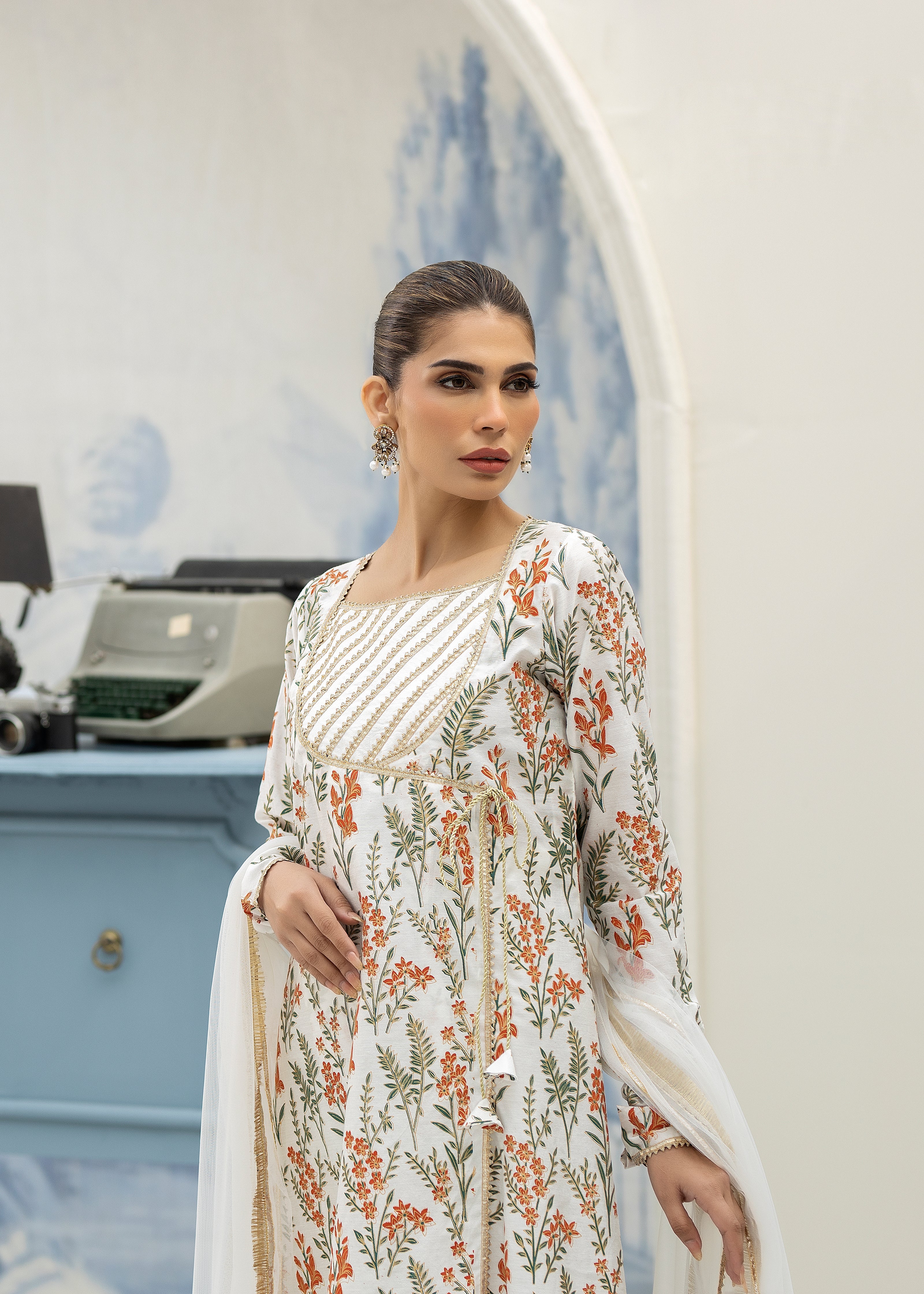 Purple haze Pret Studio | Noubahar Luxury Formals | Floral Anrakha