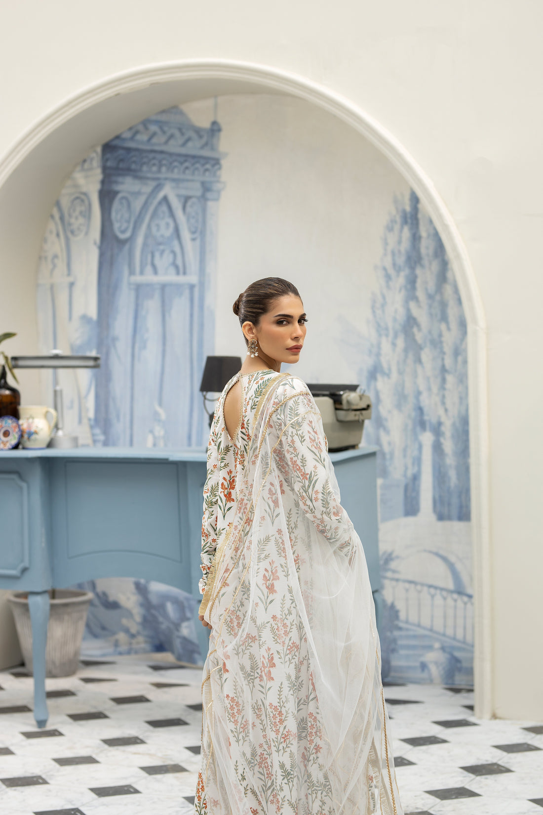 Purple haze Pret Studio | Noubahar Luxury Formals | Floral Anrakha