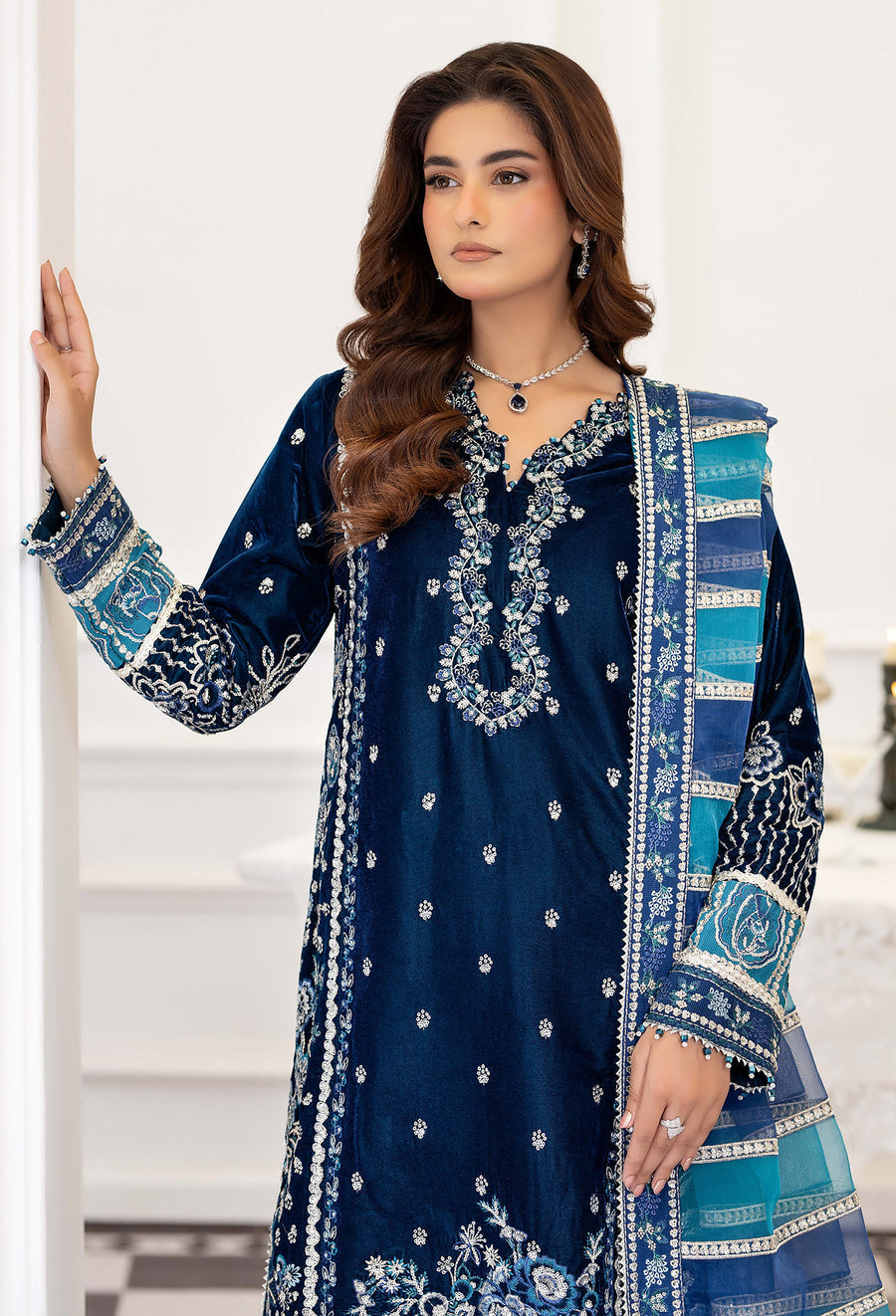 Adans Libas | Velvet 25 | VELVET 7786 - Official Adans Libas - Agha Fabrics UK