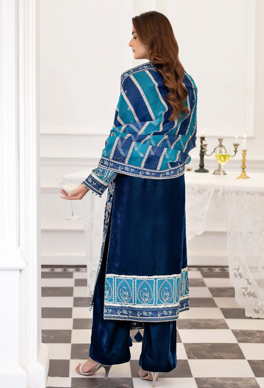 Adans Libas | Velvet 25 | VELVET 7786 - Official Adans Libas - Agha Fabrics UK