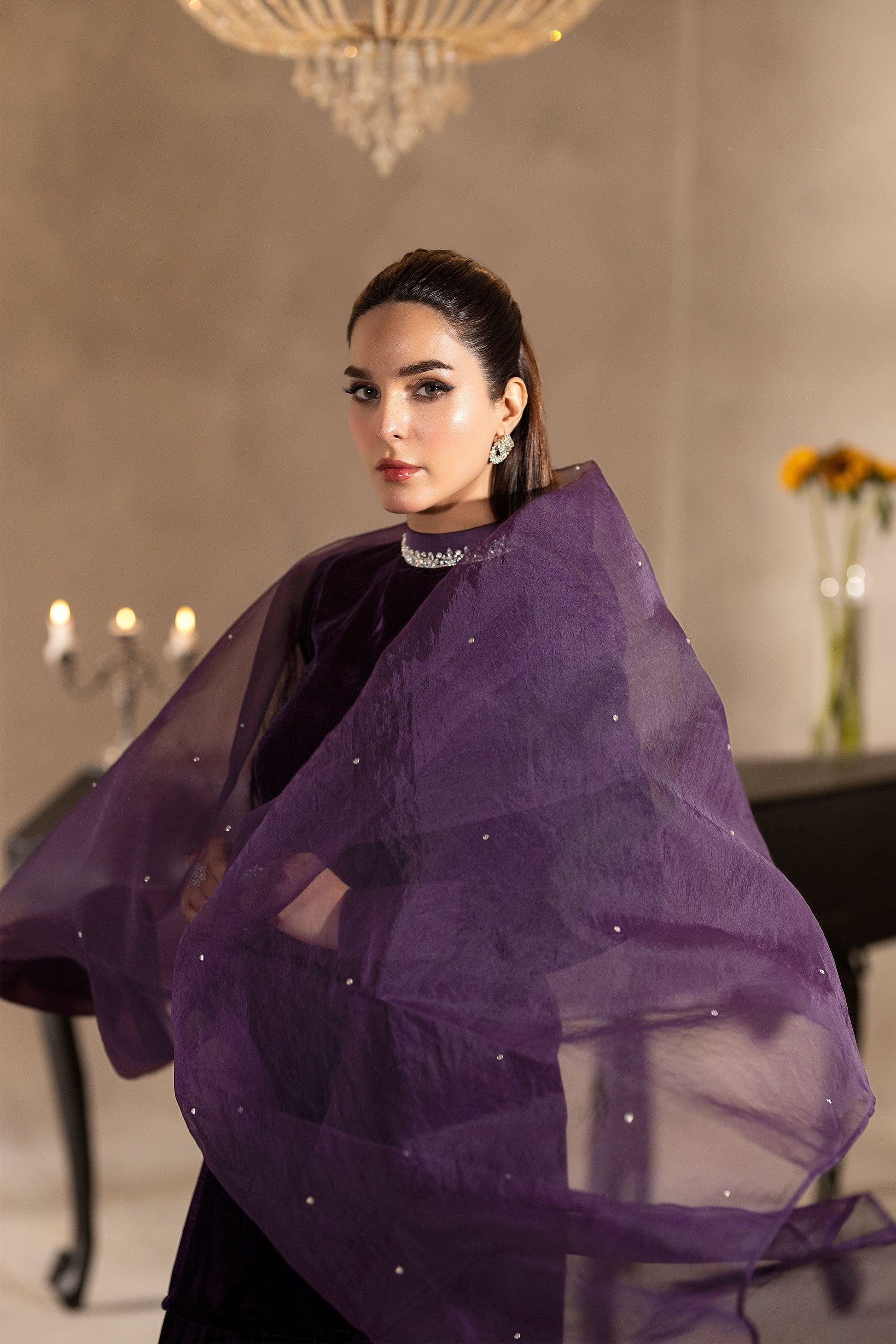 Hana | Mavi Velvets | Royal Reverie - Official Hana - Agha Fabrics UK