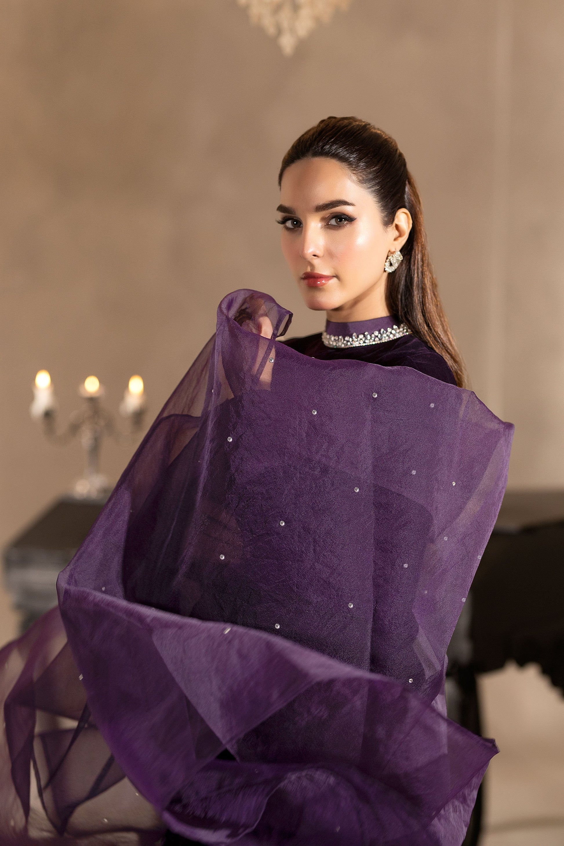 Hana | Mavi Velvets | Royal Reverie - Official Hana - Agha Fabrics UK
