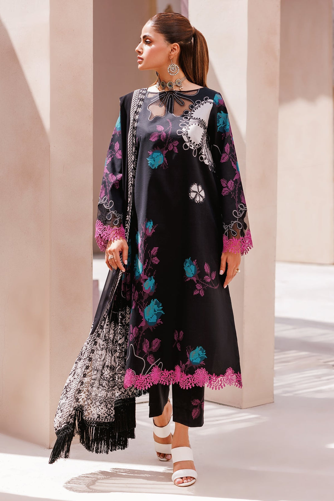 Charizma | Lawn Collection 24 | CP4-63 - Official Charizma - Agha Fabrics UK