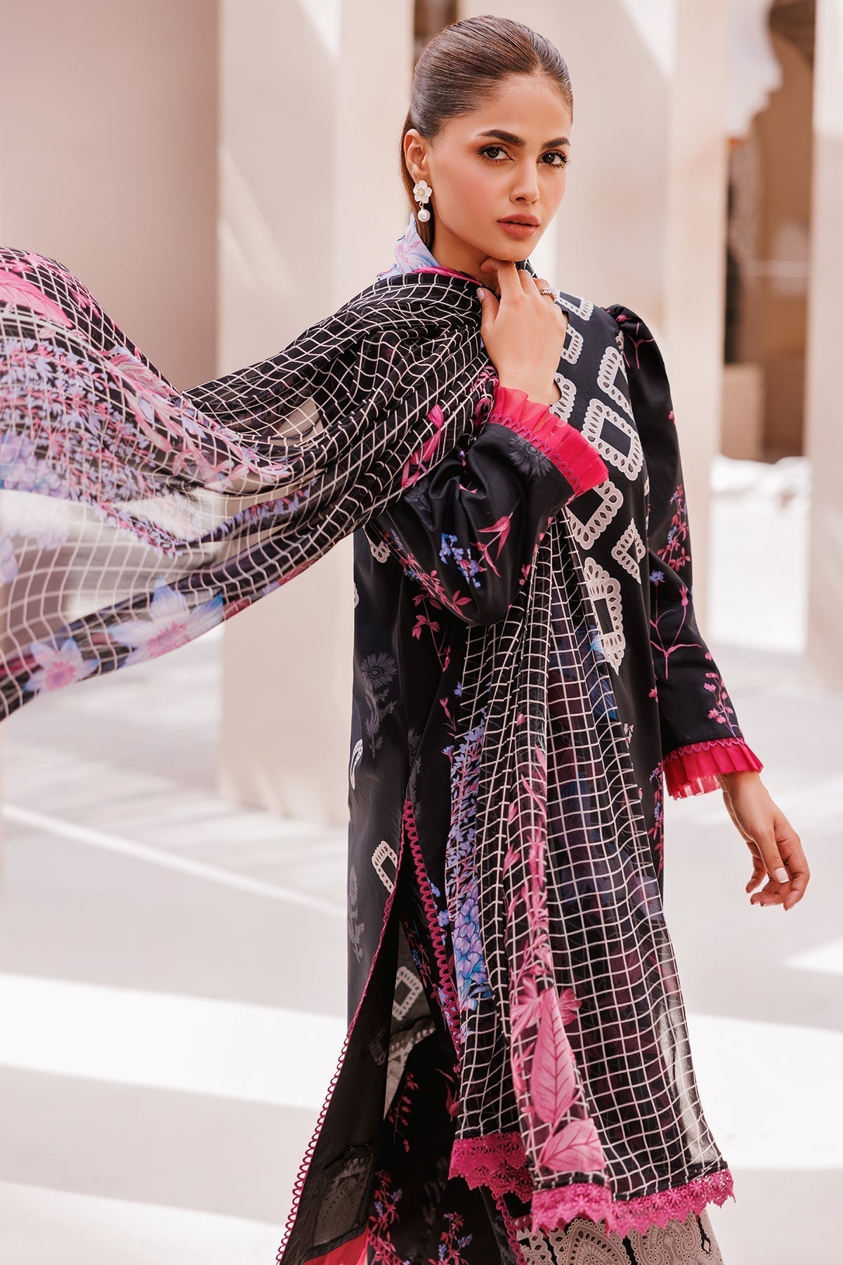 Charizma | Lawn Collection 24 | CP4-64 - Official Charizma - Agha Fabrics UK