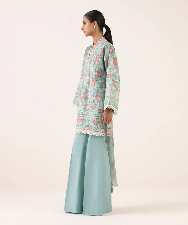 Sapphire | Fall Winter 25 | 3 Piece - Embroidered Cotton Viscose Suit 0PESG25V618B
