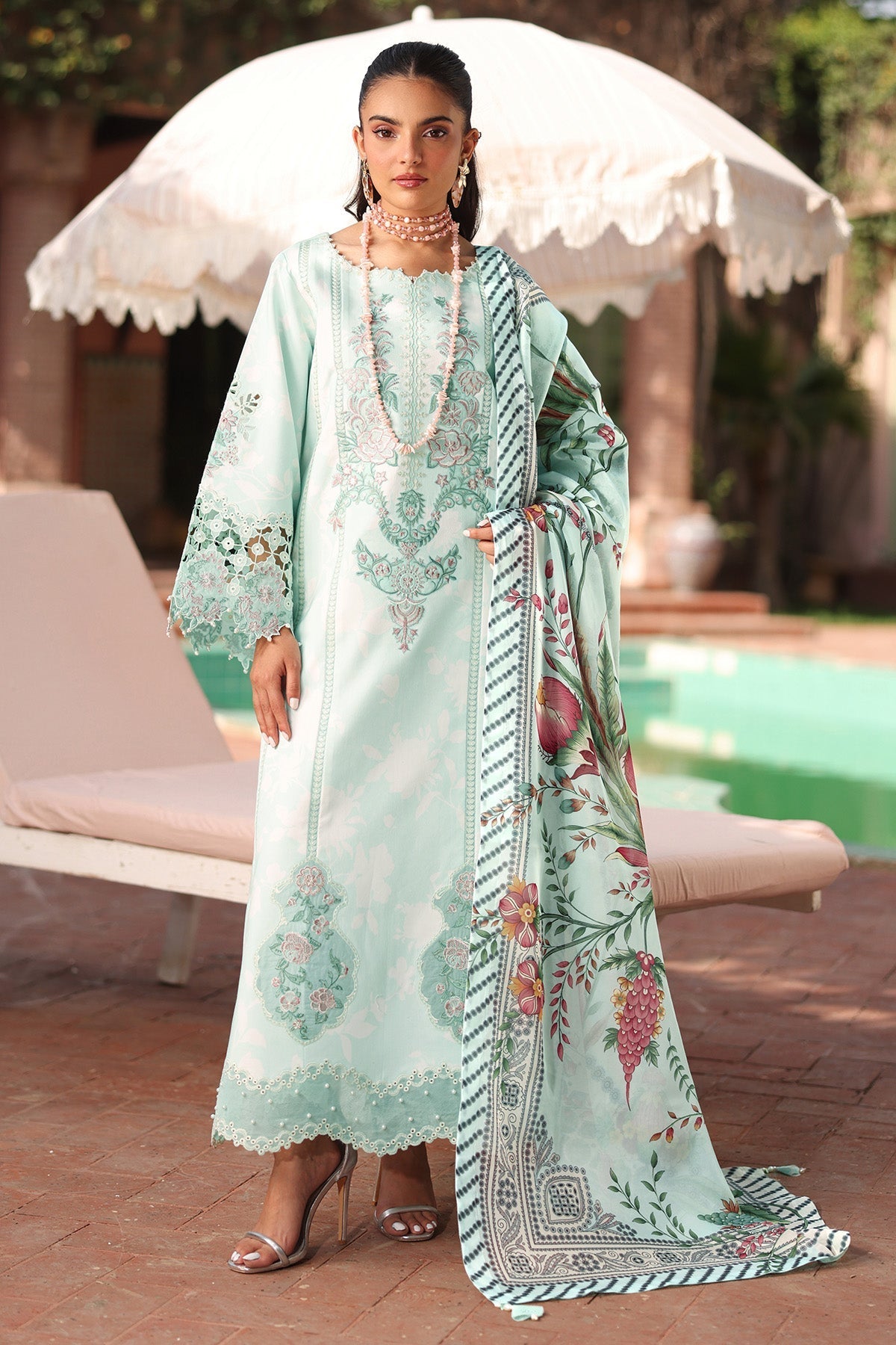 Alizeh | Embroidered Printed Festive Edit 25 | AF-EPL-7031-MIREGA