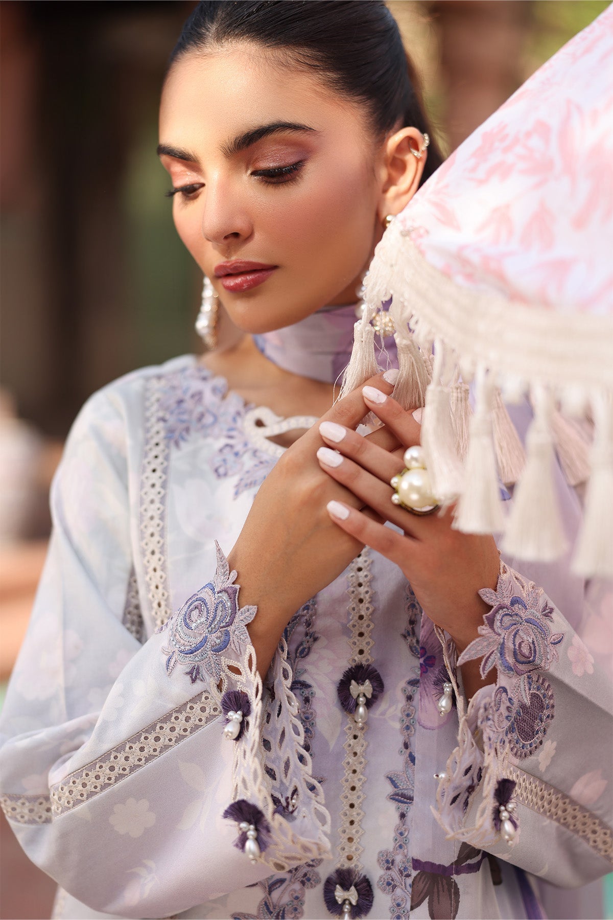 Alizeh | Embroidered Printed Festive Edit 25 | AF-EPL-7039-PRESTA