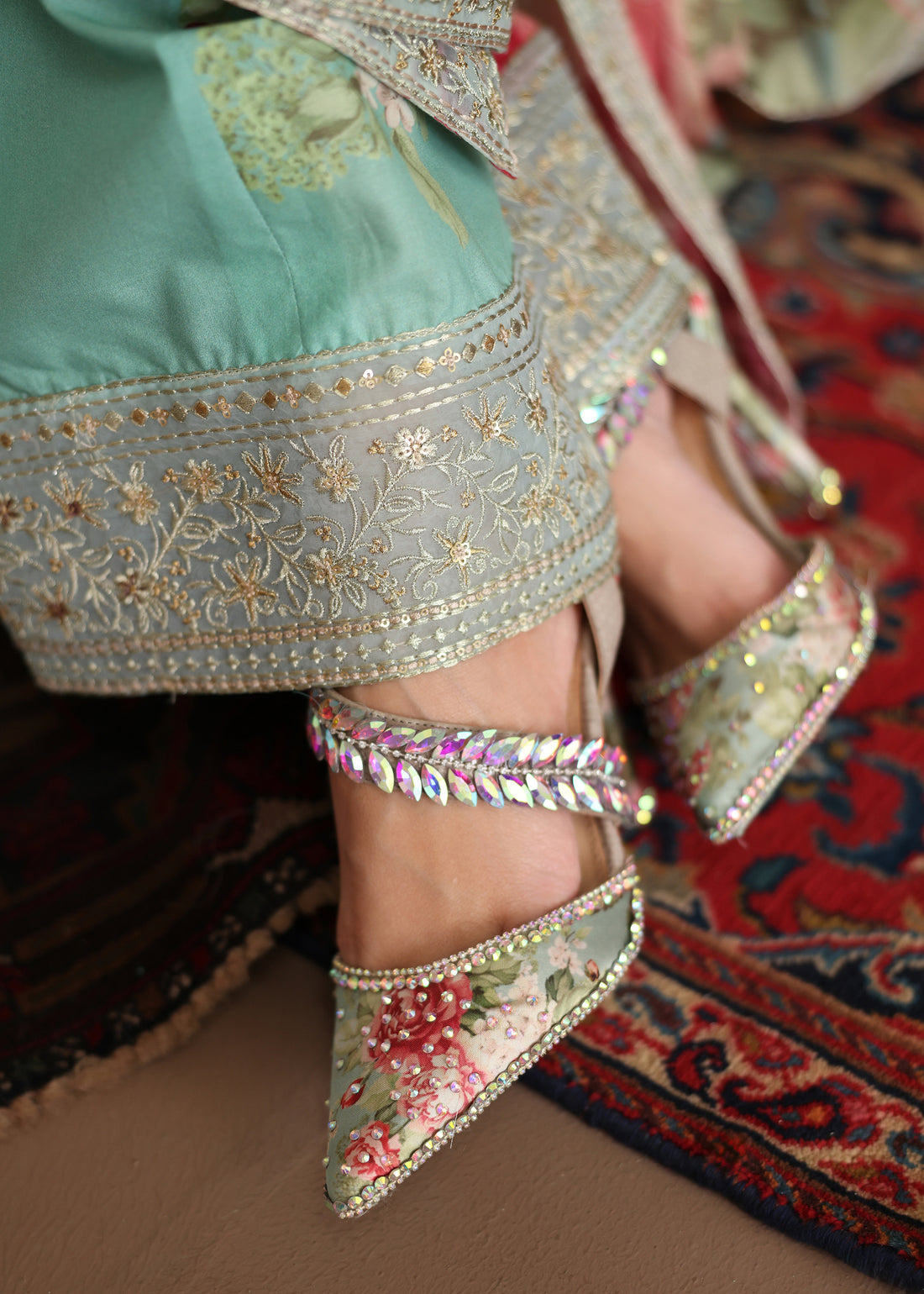 Humjoli | Rehana Luxury Collection | AQUA PINK