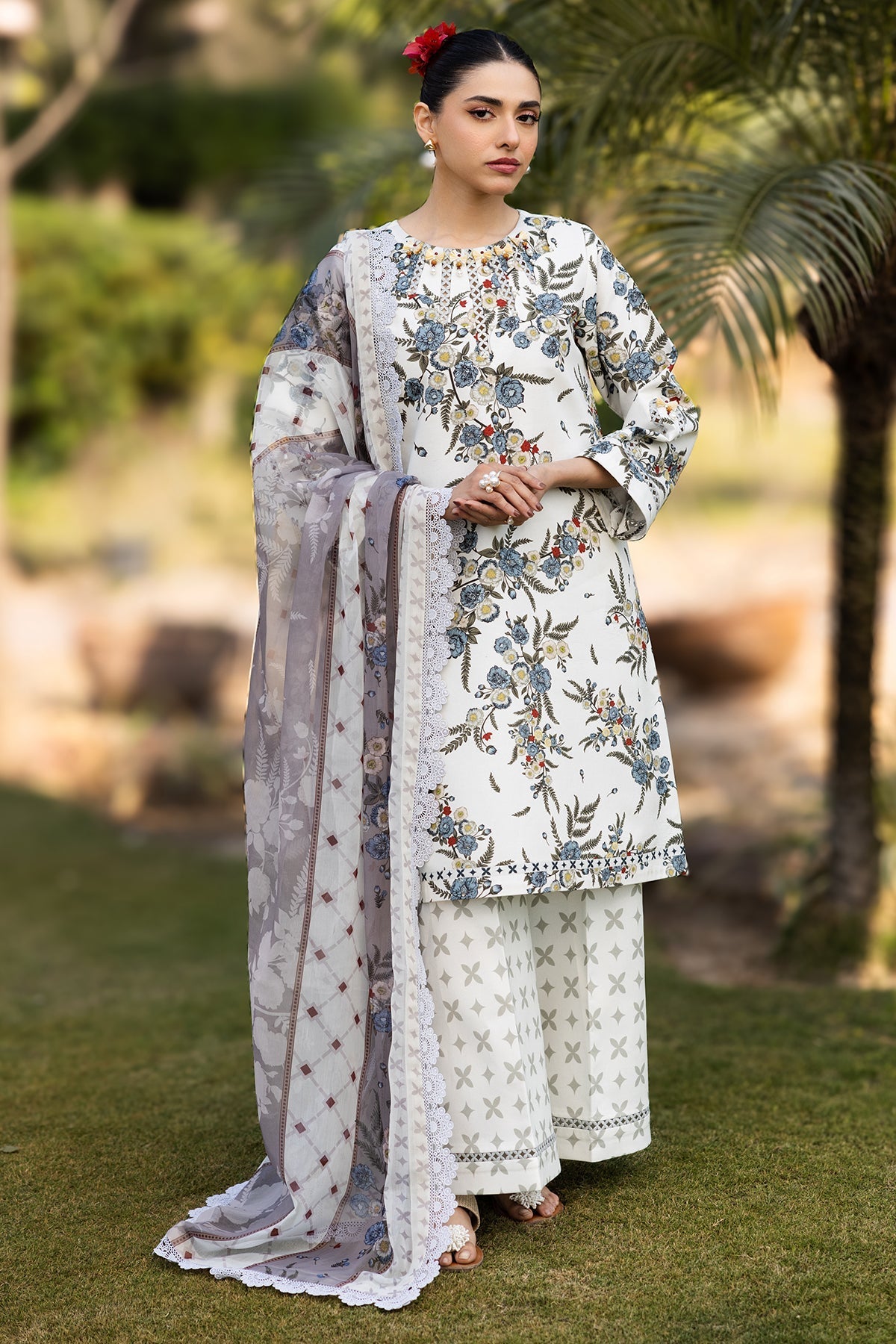 Alizeh | Sheen Lawn Prints 25 | AF-PL-6040-Alaska