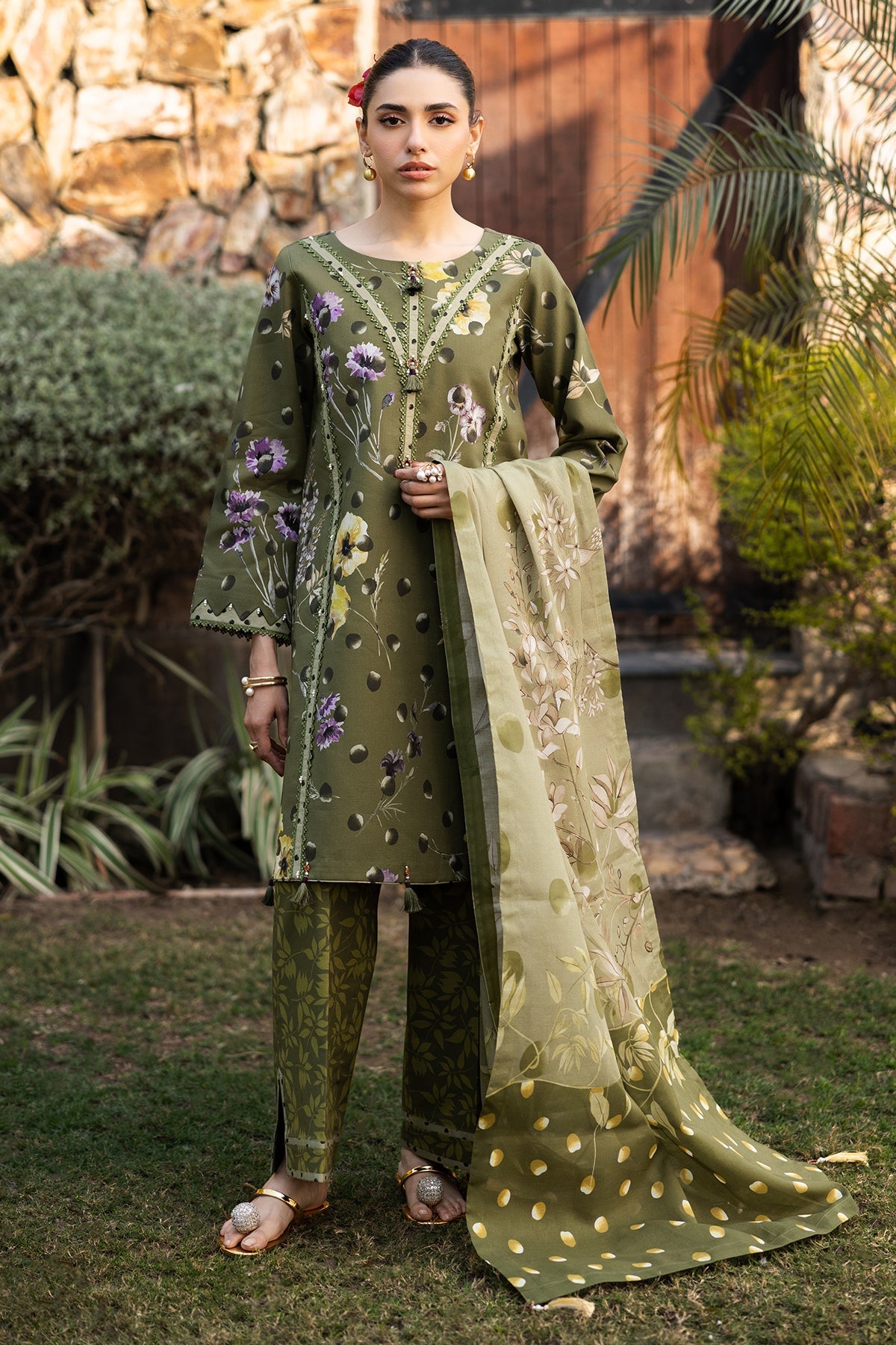 Alizeh | Sheen Lawn Prints 25 | AF-PL-6038-Willow