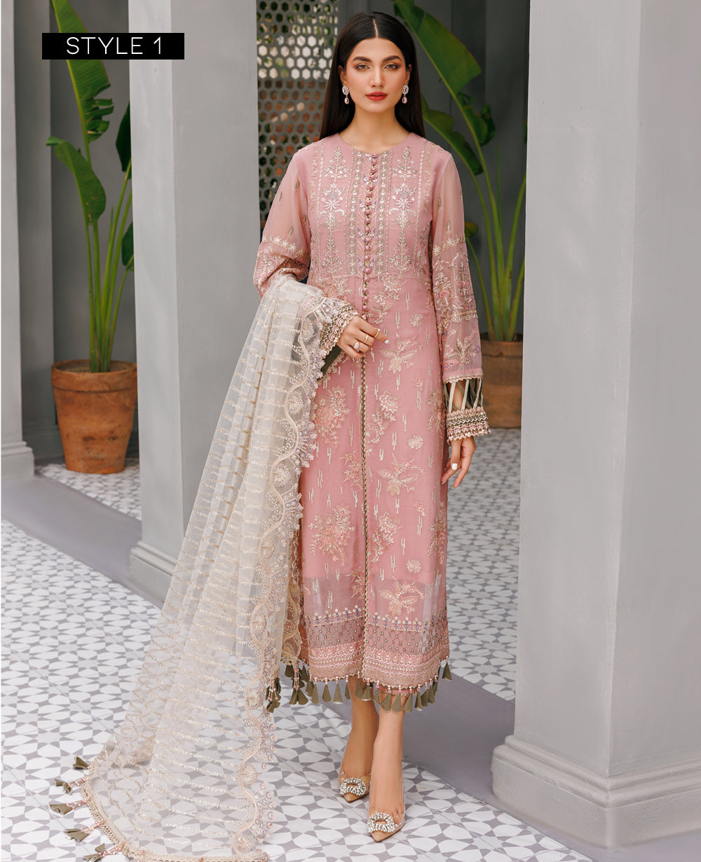 Xenia Formals | Raahi Luxury Formals | TAUPE - Official Xenia Formals - Agha Fabrics UK
