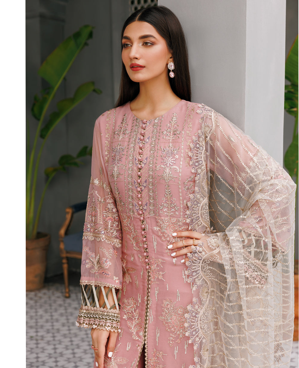 Xenia Formals | Raahi Luxury Formals | TAUPE - Official Xenia Formals - Agha Fabrics UK