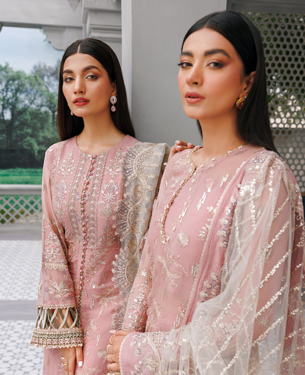 Xenia Formals | Raahi Luxury Formals | TAUPE - Official Xenia Formals - Agha Fabrics UK