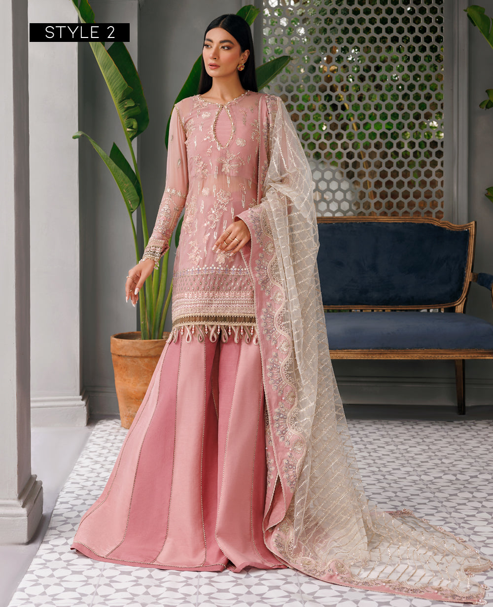Xenia Formals | Raahi Luxury Formals | TAUPE - Official Xenia Formals - Agha Fabrics UK