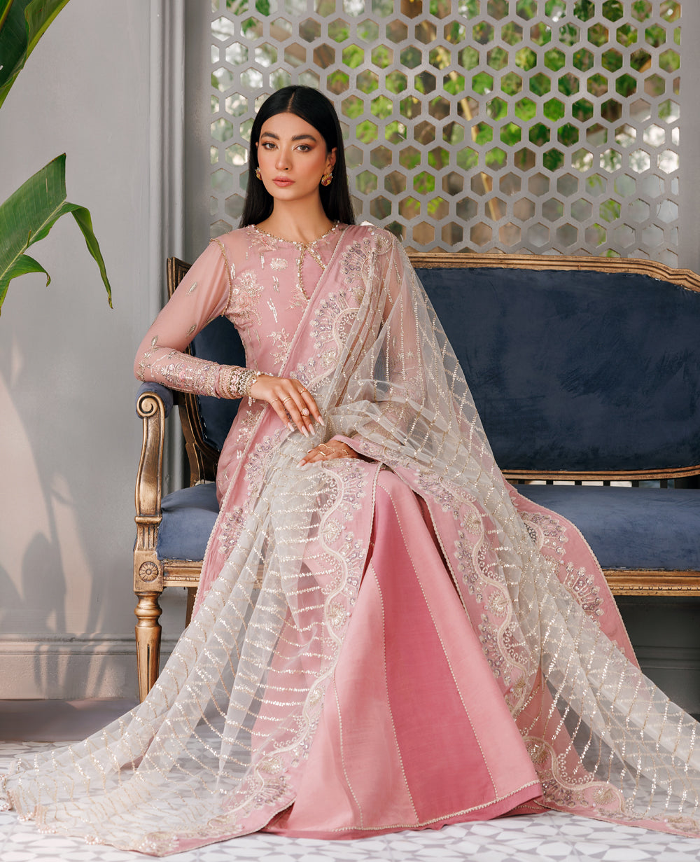 Xenia Formals | Raahi Luxury Formals | TAUPE - Official Xenia Formals - Agha Fabrics UK