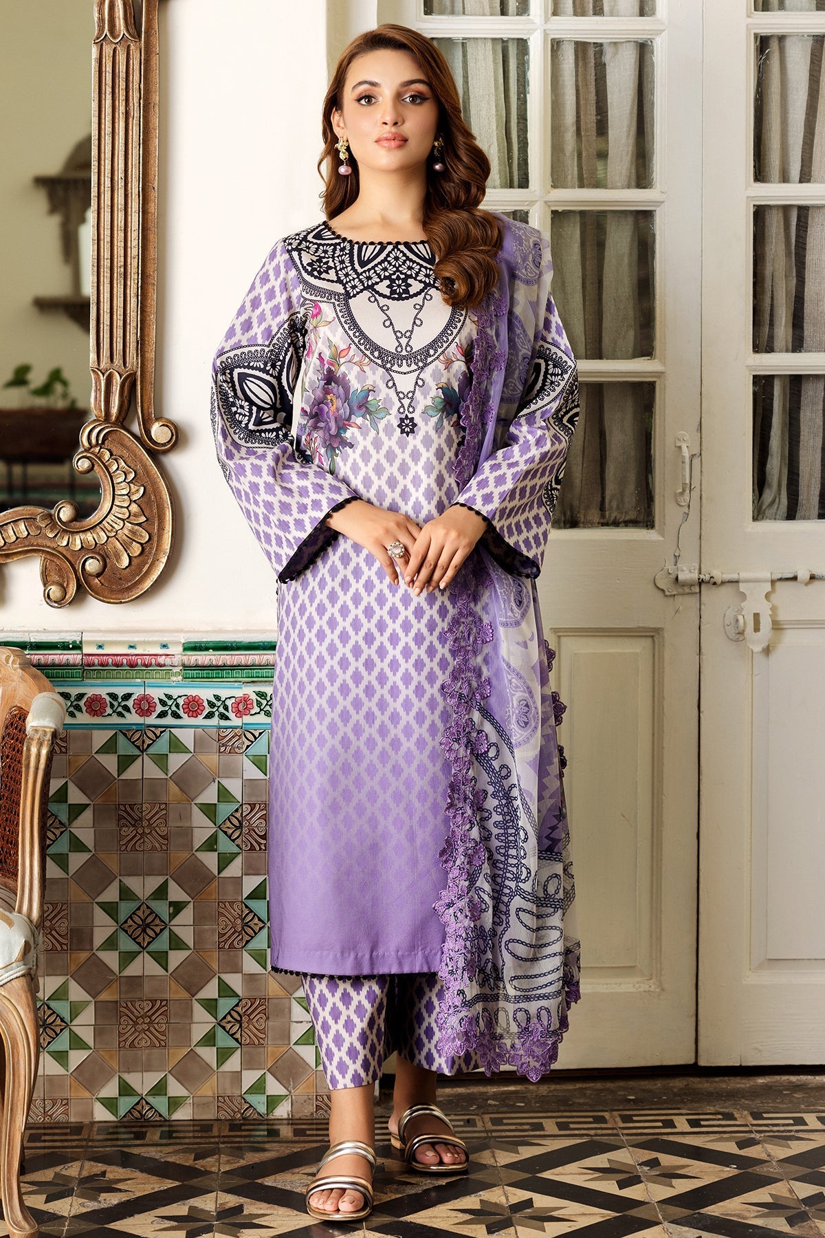 Charizma | Lawn Collection 24 | AS4-55 - Official Charizma - Agha Fabrics UK