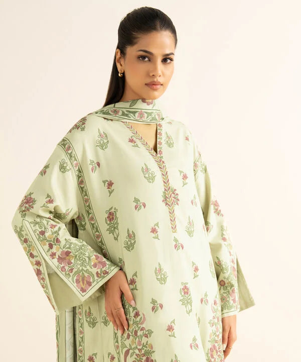 Sapphire | Fall Winter 25 | 3 Piece - Printed Linen Suit 0U3PDY25V823