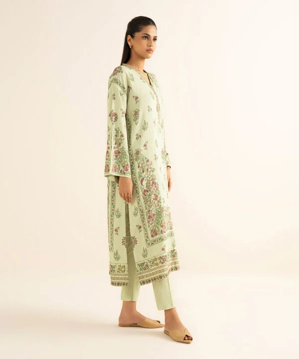 Sapphire | Fall Winter 25 | 3 Piece - Printed Linen Suit 0U3PDY25V823