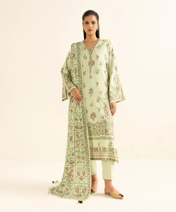 Sapphire | Fall Winter 25 | 3 Piece - Printed Linen Suit 0U3PDY25V823