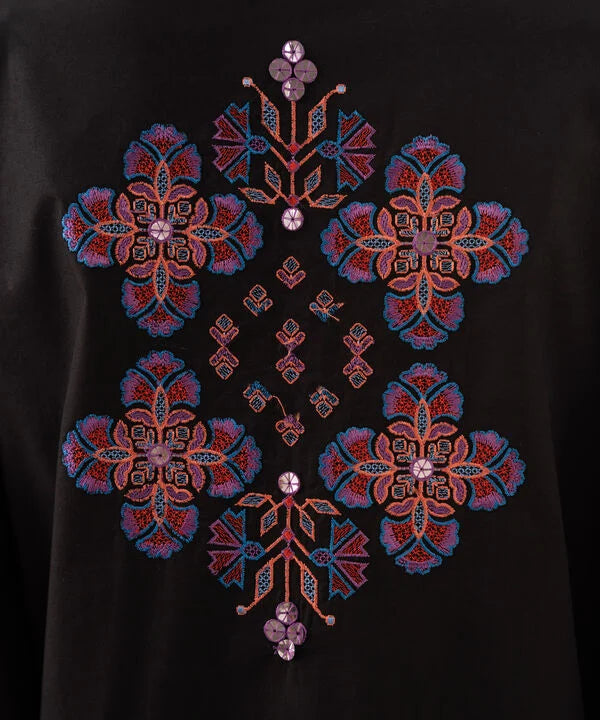 Sapphire | Fall Winter 25 | 3 Piece - Embroidered Cotton Suit 0U3PESG25V66