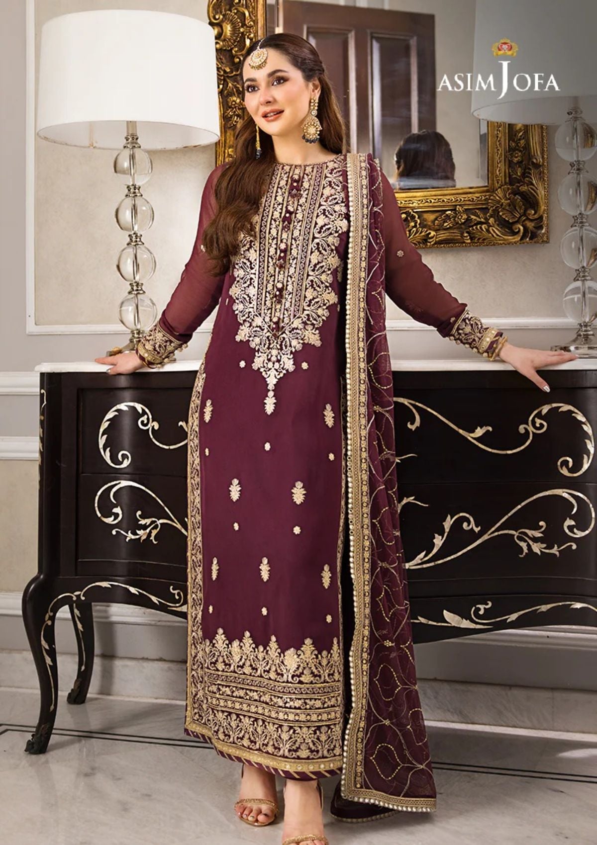 Formal Collection - Asim Jofa - Zari Sitara - AJZS#23 - Official Asim Jofa - Agha Fabrics UK