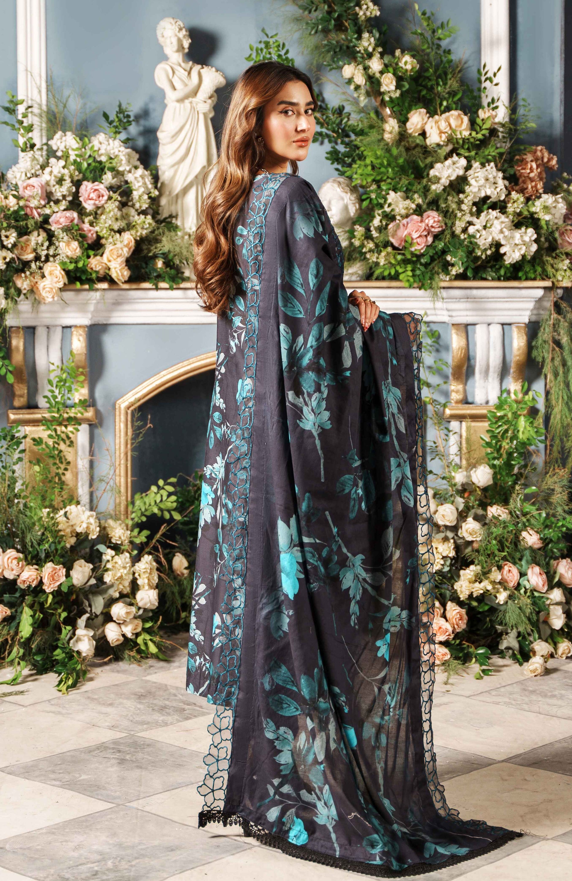 Al Zohaib | Printkari Cutwork Applique 24 | PCA-24-01 - Official Al Zohaib - Agha Fabrics UK