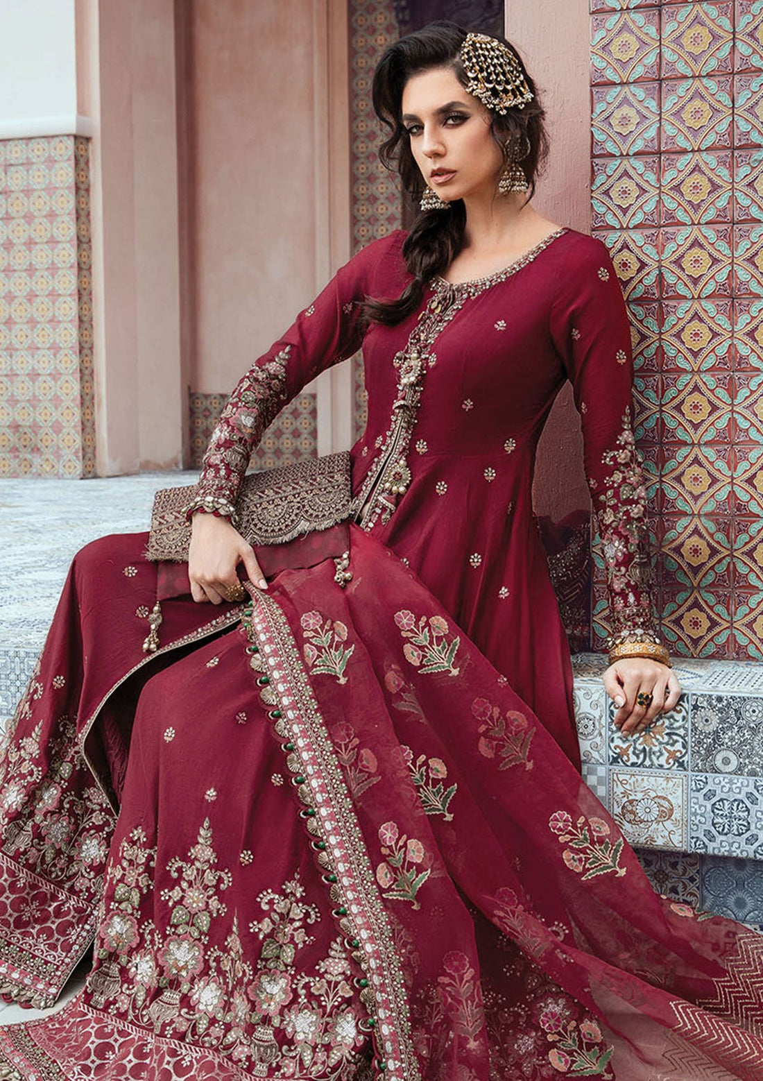 Formal Collection - Maria B - Sateen - Fall - MSF#08 - Official Maria B - Agha Fabrics UK