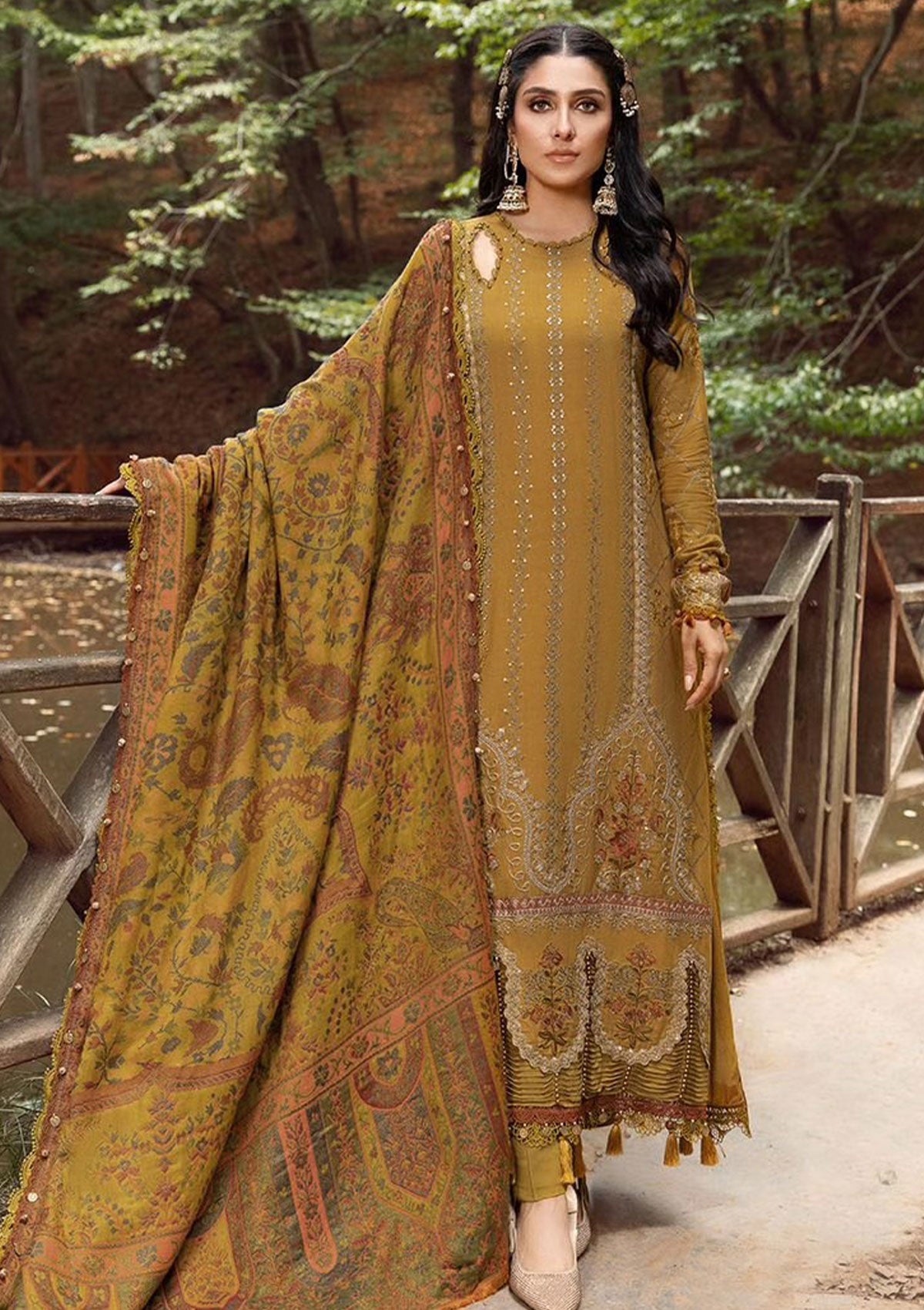 Winter Collection - Maria B - Unstitched - Linen - MBL23#10