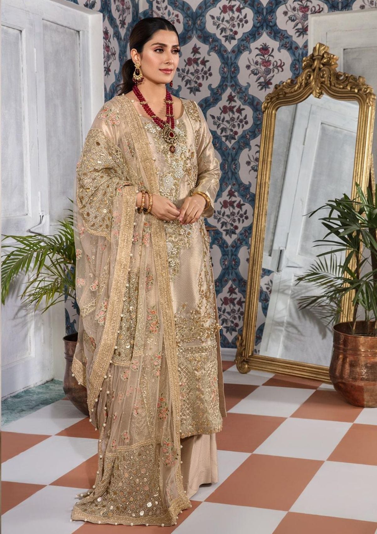 Formal Collection - Kahf - Manara Wedding - D#02 - Dahlia - Official Kahf - Agha Fabrics UK