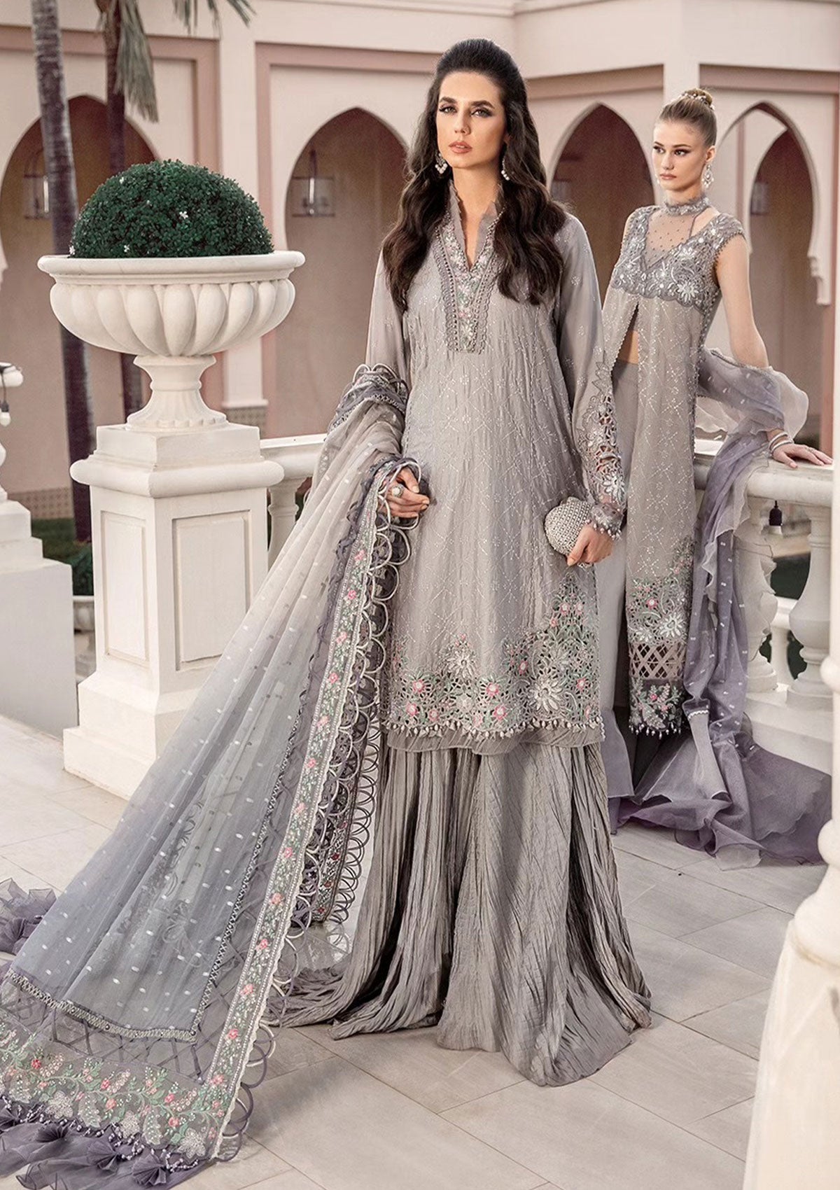 Formal Collection - Maria B - Sateen - Fall - MSF#07 - Official Maria B - Agha Fabrics UK