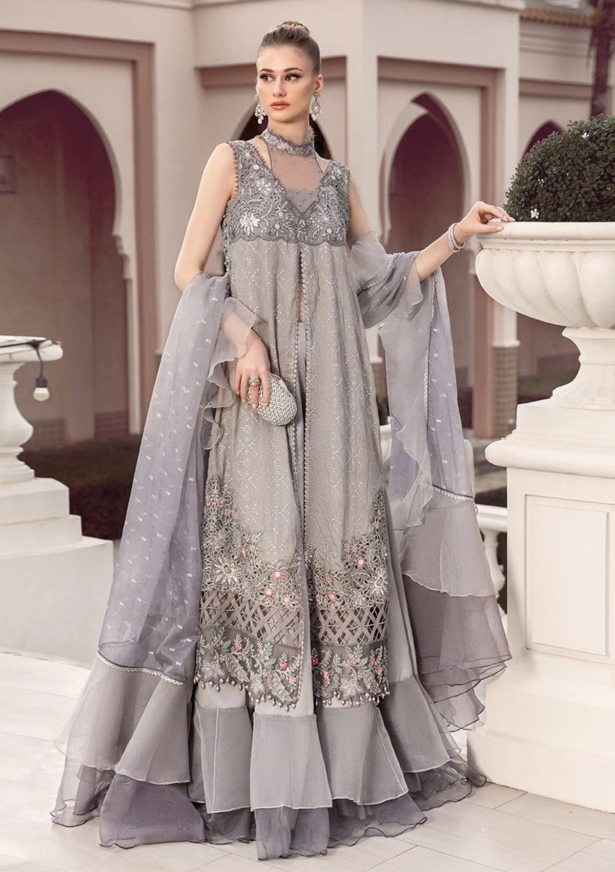 Formal Collection - Maria B - Sateen - Fall - MSF#07 - Official Maria B - Agha Fabrics UK