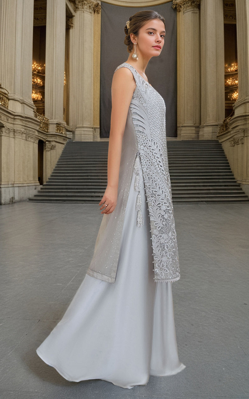 Threads and Motifs | Formal Dresses 25 | Embroidered Jacket With Skirt